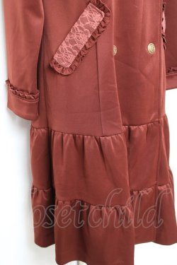 画像4: axes femme / ティアードコーディガン M 茶 Y-25-12-13-118-AX-JA-SZ-ZY