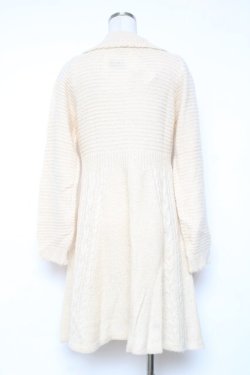 画像2: axes femme / 襟付ニットワンピース  キナリ Y-25-12-13-119-AX-OP-SZ-ZY