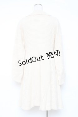 画像2: axes femme / 襟付ニットワンピース  キナリ Y-25-12-13-119-AX-OP-SZ-ZI