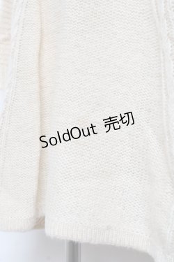 画像4: axes femme / 襟付ニットワンピース  キナリ Y-25-12-13-119-AX-OP-SZ-ZI