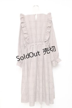 画像2: m petit by misako / チェックワンピース 3L 中茶 Y-25-12-13-120-LO-OP-SZ-ZY