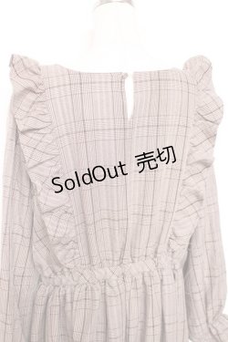 画像3: m petit by misako / チェックワンピース 3L 中茶 Y-25-12-13-120-LO-OP-SZ-ZY