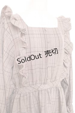画像4: m petit by misako / チェックワンピース 3L 中茶 Y-25-12-13-120-LO-OP-SZ-ZY
