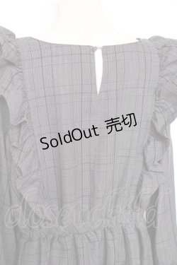 画像3: m petit by misako / チェックワンピース 3L 中灰 Y-25-12-13-121-LO-OP-SZ-ZY