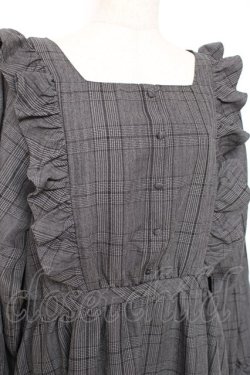 画像4: m petit by misako / チェックワンピース 3L 中灰 Y-25-12-13-121-LO-OP-SZ-ZY