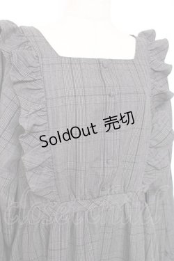 画像4: m petit by misako / チェックワンピース 3L 中灰 Y-25-12-13-121-LO-OP-SZ-ZY