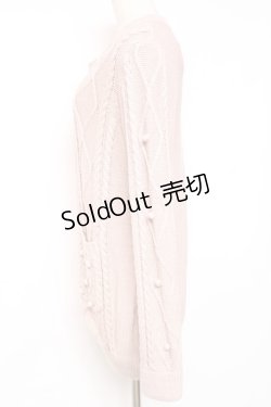 画像2: Ank Rouge / ロングニットカーディガン M ピンク Y-25-12-13-122-CA-TO-SZ-ZY