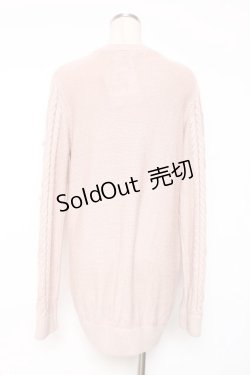 画像3: Ank Rouge / ロングニットカーディガン M ピンク Y-25-12-13-122-CA-TO-SZ-ZY