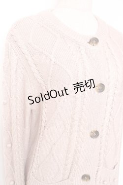 画像4: Ank Rouge / ロングニットカーディガン M ピンク Y-25-12-13-122-CA-TO-SZ-ZY