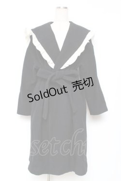 画像1: MILK / Palaceガウンコート  ブラック Y-25-12-13-123-ML-CO-SZ-ZY