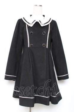 画像1: Amavel / ダブルボタンコート  黒 Y-25-12-13-124-CA-CO-SZ-ZY