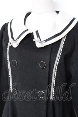 画像4: Amavel / ダブルボタンコート  黒 Y-25-12-13-124-CA-CO-SZ-ZY