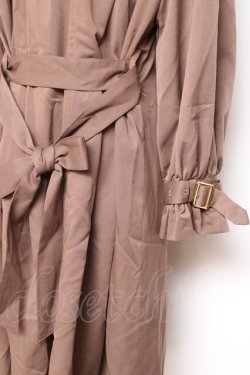 画像4: axes femme POETIQUE / 刺繍セーラーロングコート  茶 Y-25-12-13-126-AX-CO-SZ-ZY