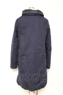 画像2: Franche Lippee / 裏ボアフード付きAラインコート M 紺 Y-25-12-13-128-LO-CO-SZ-ZY