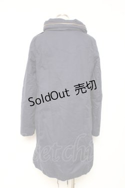 画像2: Franche Lippee / 裏ボアフード付きAラインコート M 紺 Y-25-12-13-128-LO-CO-SZ-ZI