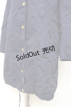 画像4: Franche Lippee / 裏ボアフード付きAラインコート M 紺 Y-25-12-13-128-LO-CO-SZ-ZI