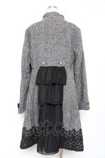 画像2: axes femme Red label / スタンド襟ダブルボタンコート  グレー Y-25-12-13-129-PU-CO-SZ-ZI (2)