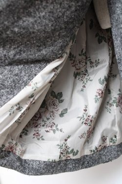 画像5: axes femme Red label / スタンド襟ダブルボタンコート  グレー Y-25-12-13-129-PU-CO-SZ-ZY