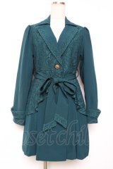 axes femme / レース重ねクラシックコート M グリーン Y-25-12-13-130-AX-CO-SZ-ZY