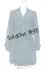 axes femme / レース重ねクラシックコート M グリーン Y-25-12-13-130-AX-CO-SZ-ZY