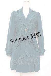 axes femme / レース重ねクラシックコート M グリーン Y-25-12-13-130-AX-CO-SZ-ZY