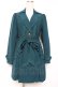 画像1: axes femme / レース重ねクラシックコート M グリーン Y-25-12-13-130-AX-CO-SZ-ZY (1)