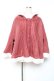 画像1: axes femme / 編み上げ裏ボアニットポンチョ  ピンク Y-25-12-13-132-AX-CO-SZ-ZY (1)
