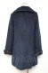 画像2: axes femme / 薔薇ボタン丸襟コート M 紺 Y-25-12-13-133-AX-CO-SZ-ZY (2)