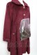 画像4: axes femme / ウール混バックデザインコート M ワイン Y-25-12-13-135-AX-CO-SZ-ZY (4)
