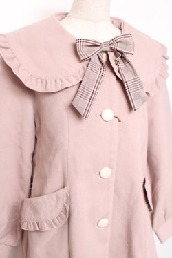 画像3: Amavel / フリル襟コート M ピンク Y-25-12-13-136-CA-OP-SZ-ZY