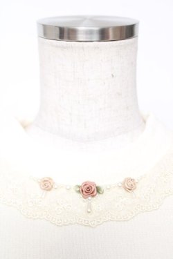 画像3: axes femme / バラモチーフカットプルオーバー M 生成り Y-25-12-13-018-AX-TO-SZ-ZY