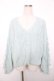 画像1: axes femme / 編上モールヤーンニットカーディガン F ミント Y-25-12-13-022-AX-TO-SZ-ZY (1)