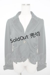 axes femme / ダークオーナメント柄ジャケット M グリーン Y-25-12-13-023-AX-JA-SZ-ZY