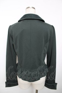 画像2: axes femme / ダークオーナメント柄ジャケット M グリーン Y-25-12-13-023-AX-JA-SZ-ZY