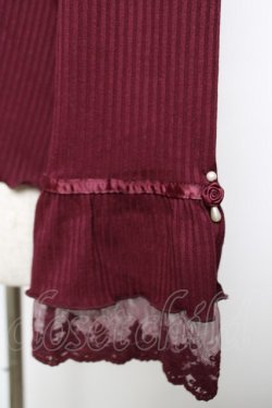 画像4: axes femme / 薔薇刺繍プチハイリブプルオーバー M 生成り Y-25-12-13-024-AX-TO-SZ-ZY