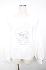 Amavel / ラビットニット  白 Y-25-12-13-026-CA-TO-SZ-ZY