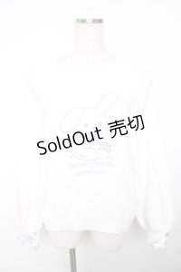 Amavel / ラビットニット  白 Y-25-12-13-026-CA-TO-SZ-ZY