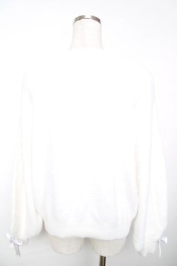 画像2: Amavel / ラビットニット  白 Y-25-12-13-026-CA-TO-SZ-ZY