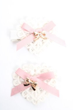 画像1: m petit by misako / AM2Pクリップ  中桃 Y-25-12-17-006-LO-AC-SZ-ZY