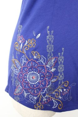 画像3: Ozz oneste / 刺繍キャミソール  青 Y-25-12-17-036-OO-TO-SZ-ZY