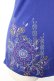 画像3: Ozz oneste / 刺繍キャミソール  青 Y-25-12-17-036-OO-TO-SZ-ZY (3)