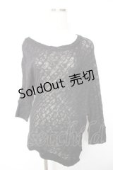 BPN / レースアシメトップス M 黒 Y-25-12-17-037-GO-TO-SZ-ZY