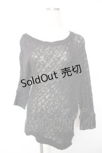 BPN / レースアシメトップス M 黒 Y-25-12-17-037-GO-TO-SZ-ZY