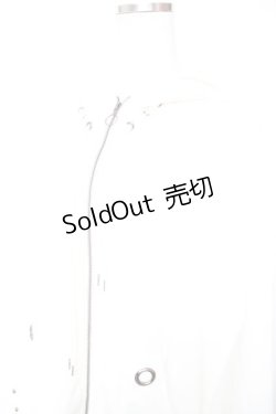 画像3: Ozz conte / フロント刺繍BIGパーカー  白 Y-25-12-17-038-OO-TO-SZ-ZY