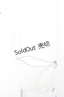 画像4: Ozz conte / フロント刺繍BIGパーカー  白 Y-25-12-17-038-OO-TO-SZ-ZY