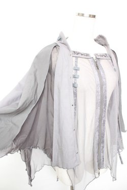 画像3: Ozz Croce / 変形メッシュケープ  グレー Y-25-12-17-040-OO-TO-SZ-ZY