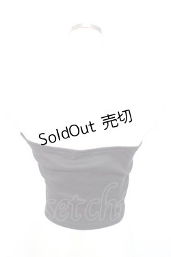 画像2: axes femme / リブカットソービスチェ M 黒 Y-25-12-17-045-AX-TO-SZ-ZY