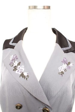 画像3: axes femme / 花刺繍入ベスト M グレー Y-25-12-17-046-AX-TO-SZ-ZY