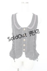 axes femme / サイドレースUPベスト  黒 Y-25-12-17-047-AX-TO-SZ-ZY