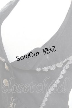 画像3: axes femme / 裾刺繍ベスト  黒 Y-25-12-17-048-AX-TO-SZ-ZY